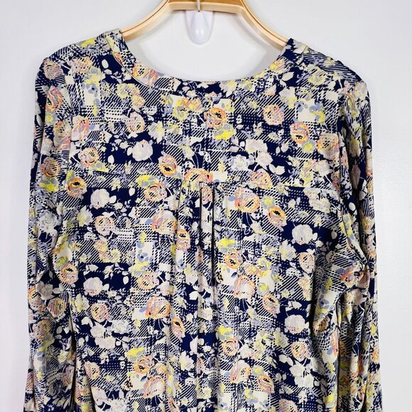 Anthropologie Skies Are Blue Floral‎ Long Sleeve Dress Size M - Picture 6 of 9